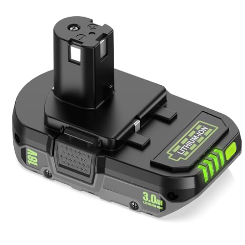 Batería-de-repuesto-DREAMDASH-de-18-V-y-3,0-Ah-para-Ryobi-(ion-de-litio-de-18-V),-compatible-con-herramientas-inalámbricas-Ryobi-de-18-V-para-baterías-ONE+-P108,-P107,-P105,-P104,-P103,-P102-y-P122.
