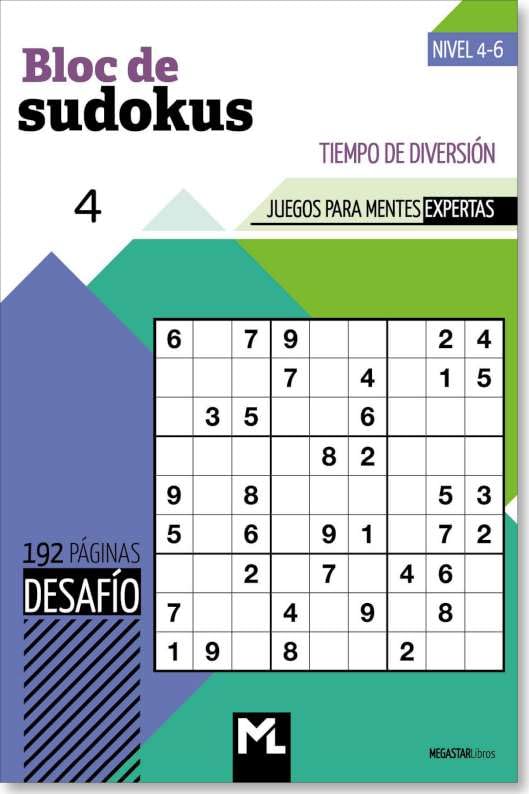 Libro: BLOC DE SUDOKU DESAFÍO 04