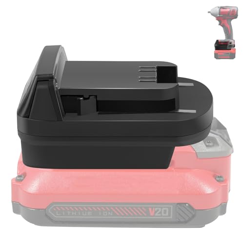 DEWDYS-para-V20.-Uso-para-herramientas-inalámbricas-Milwaukee-M18-de-18-V.-Para-baterías-Craftsman-de-20-V.-Conversión-a-baterías-Milwaukee-M-18-48-11-1812,-48-11-1850,-48-11-1852-y-48-11-1862-para-baterías-de-herramientas-eléctricas-inalámbricas.