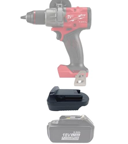 Adaptador-de-batería-MAKBOS-para-Makita-y-Milwaukee,-adaptador-de-batería-MT18MIL-compatible-con-batería-de-iones-de-litio-Makita-de-18-V,-conversión-a-batería-Milwauke-M18-de-18-V,-para-herramientas-eléctricas-inalámbricas-Milwaukee-de-18-V.