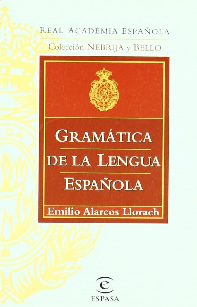 Libro: GRAMÁTICA DE LA LENGUA ESPAÑOLA: 1