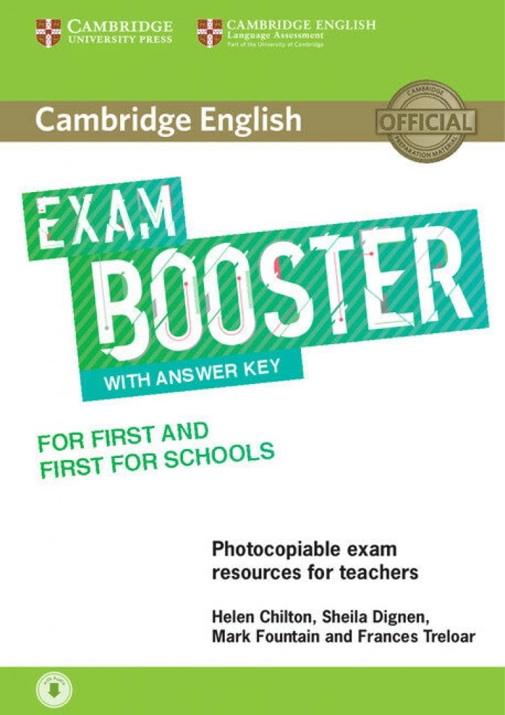 Libro: Cambridge English Exam Booster for First and First for Schools with Answer Key with Audio: Photocopiable Exam Resources for Teachers (SIN COLECCION)
