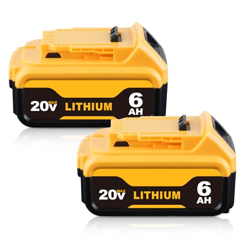 Xmenany---Paquete-de-2-baterías-de-iones-de-litio-de-6000-mAh-para-DeWalt-20-V-MAX-X*R-DCB204-DCB206-DCB203-DCB200-DCB201-DCB205-2-DCB181-DCB180,-compatible-con-herramientas-DeWalt-de-20-V