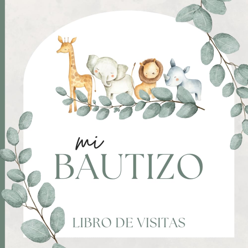Libro: Mi Bautizo Libro de Visitas: Libro de firmas | Álbum de recuerdos | Para 40 invitados | Álbum de fotos | Espacio para mensajes | Español | Boho | Chic