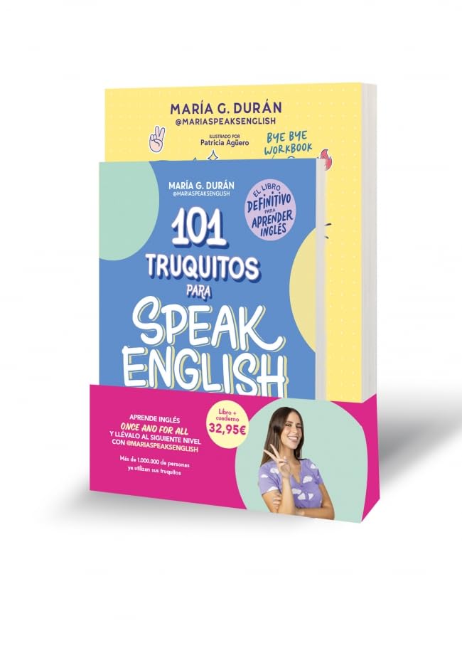 Libro: Pack María Speaks English (101 truquitos + Truquibook): Aprende inglés once and for all y llévalo al next level (Idiomas)