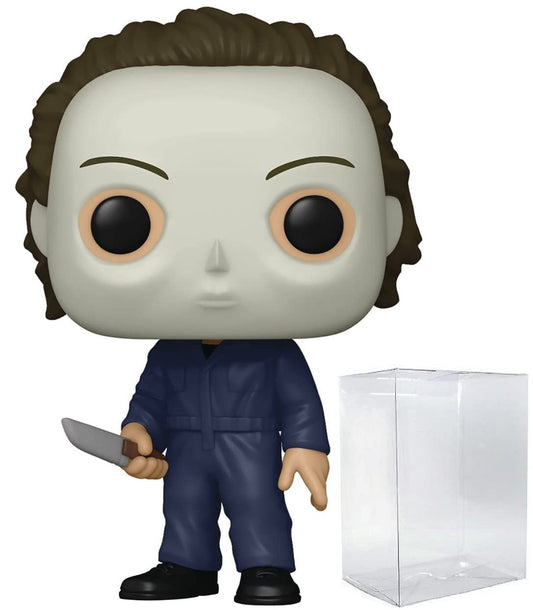 Funko POP Halloween - Michael Myers (New Pose) Pop! Figura de Vinilo (Bundled with Compatible Pop Box Protector Case), Multicolored, 3.75 Pulgadas