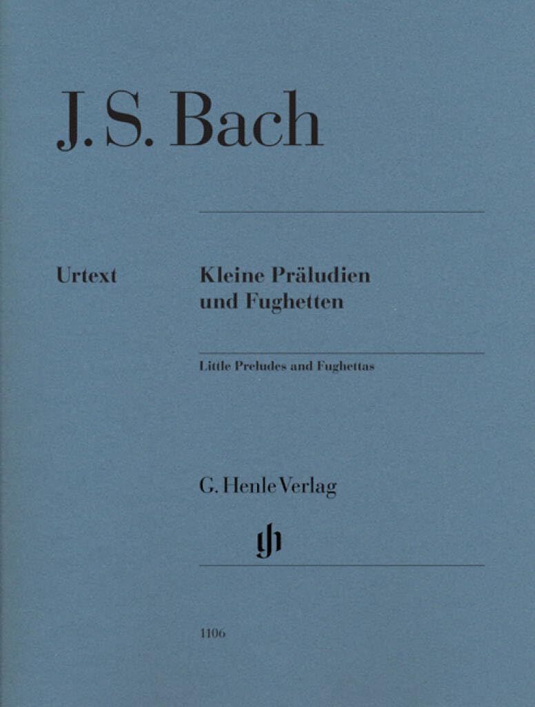 Libro: JEAN SEBASTIEN BACH : PETITS PRELUDES ET FUGHETTES - PIANO - SANS DOIGTES (Multilingual Edition)