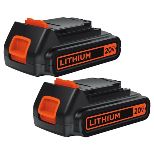 Paquete-de-2-baterías-de-iones-de-litio-de-repuesto-de-20-V-compatibles-con-herramientas-eléctricas-inalámbricas-Black-+-Decker-XR-Drill-LBXR20-LBXR2020-LBX20-LBXR2520-LB2X4020-LB2XR20