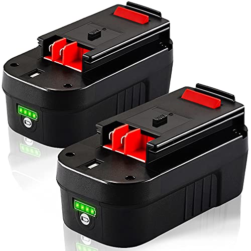 Batería-de-repuesto-TenHutt-【Ion-de-litio-|-NO-Ni-MH】-Paquete-de-2-baterías-de-3,0-Ah-y-18-V-para-herramientas-eléctricas-inalámbricas-Black-and-Decker-HPB18-HPB18-OPE-244760-00-A1718-FS18FL-FSB18-Firestorm.