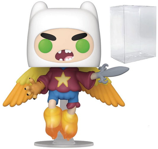Funko Adventure Time - Ultimate Wizard Finn The Human Pop! Figura de Vinilo (Bundled with Compatible Pop Box Protector Case)