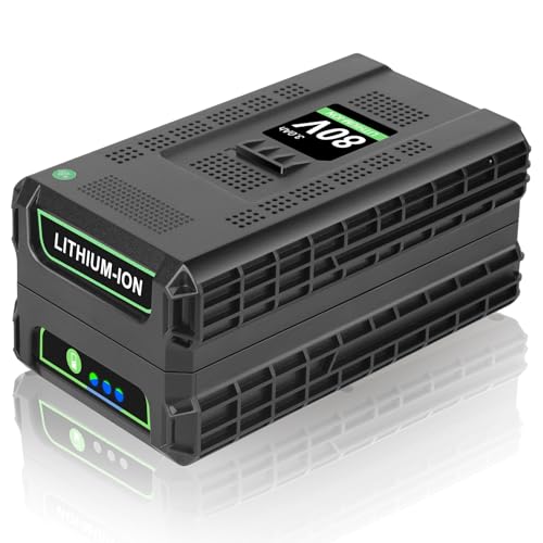 Batería-Ziment-de-80-V-compatible-con-Greenworks-de-80-V,-batería-de-iones-de-litio-de-3,0-Ah-compatible-con-Greenworks-Pro-de-80-voltios-GBA80200-GBA80250-GBA80300,-herramientas-eléctricas-inalámbricas.