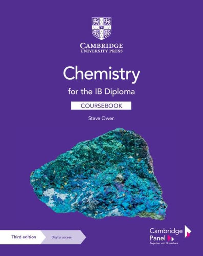 Libro: Chemistry for the IB Diploma Coursebook with Digital Access (2 Years)