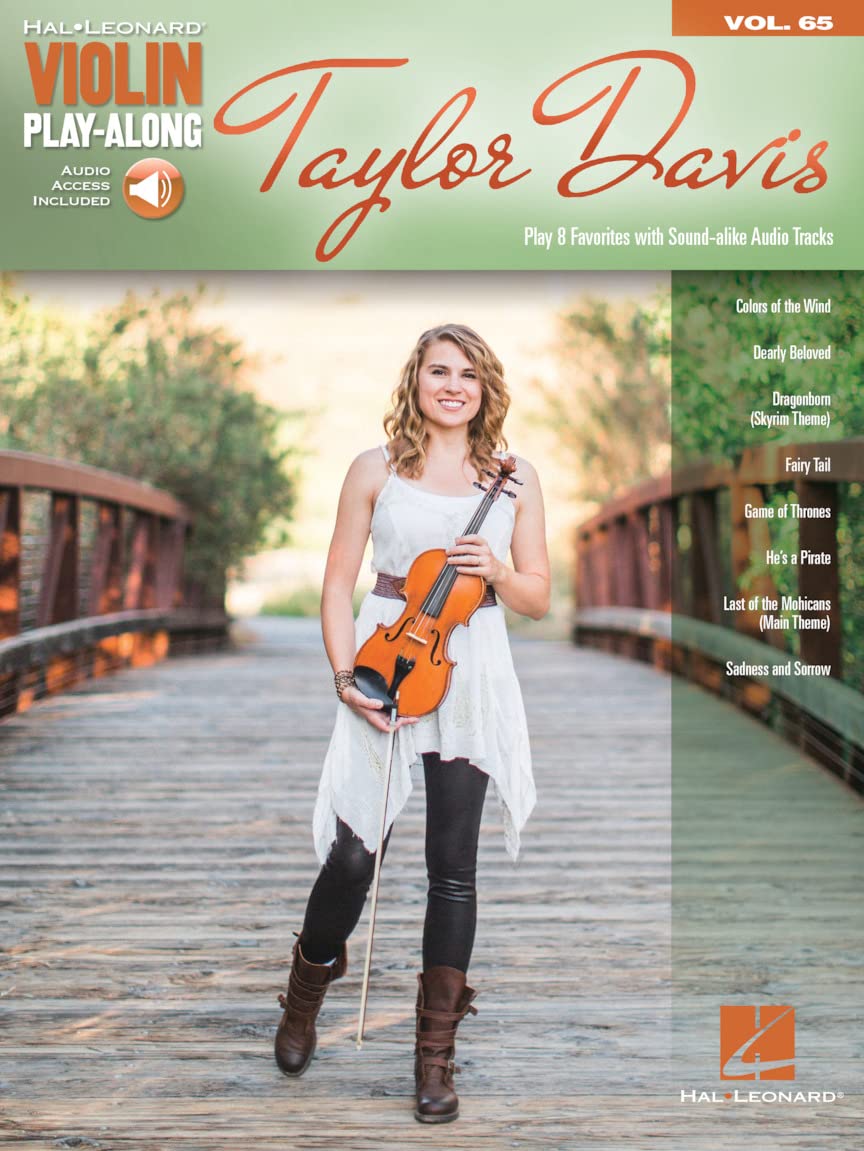 Libro: Taylor davis violin play-along volume 65 - recueil + enregistrement(s) en ligne (Hal Leonard Violin Play-along, 65)
