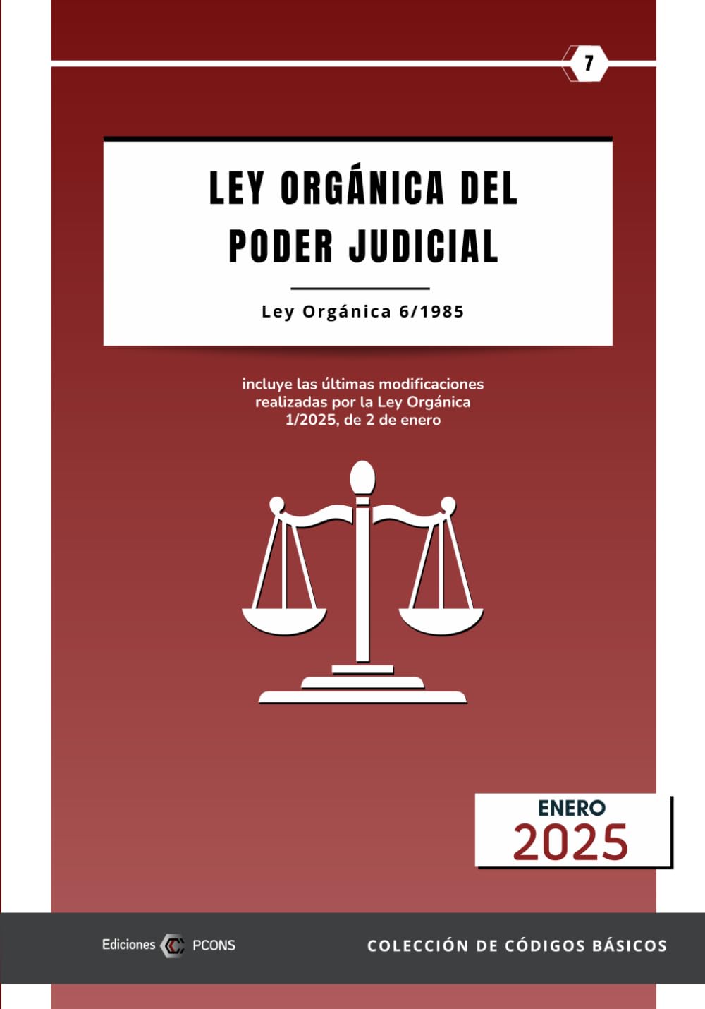 Libro: Ley Orgánica del Poder Judicial: ACTUALIZADO. Colección de Códigos Básicos (Spanish Edition)