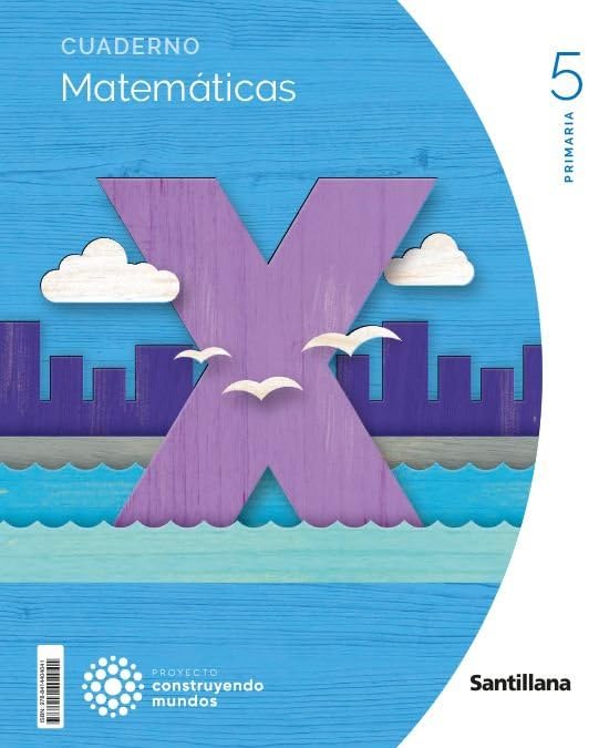 Libro: CUADERNO MATEMATICAS 1 VOLUMEN 5 PRIMARIA CONSTRUYENDO MUNDOS