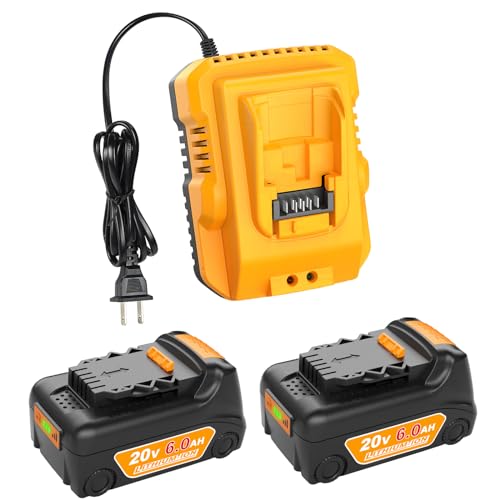 Batería-de-repuesto-TeenPower-mejorada-de-20-V-y-6-Ah-para-Dewalt-(paquete-de-2)-con-cargador-DCB112
