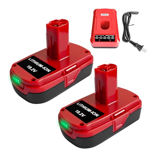 BTYQUANHER---Kit-de-2-baterías-de-repuesto-de-19,2-V-y-4,0-Ah-y-cargador-para-Craftsman-(19,2-V,-batería-de-litio,-Craftsman-C3-XCP-130279005,-1323903,-130211004,-11045,-con-cargador-de-19,2-V)