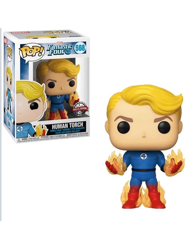 Funko Pop! Marvel: Fantastic Four - Human Torch #569 Exclusivo
