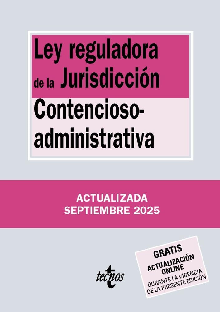 Libro: Ley reguladora de la Jurisdicción Contencioso-administrativa (Derecho - Biblioteca de Textos Legales)