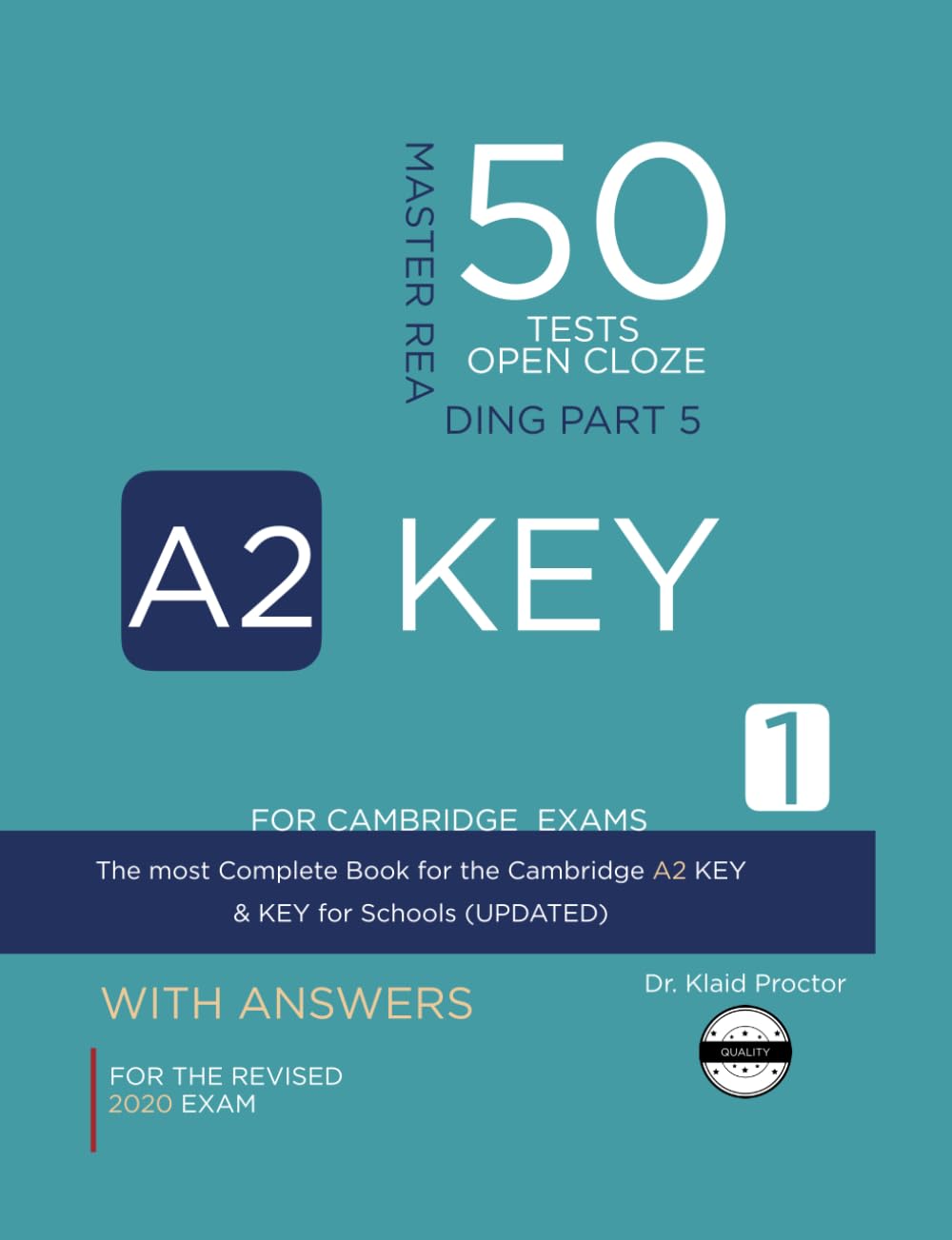 Libro: A2 KEY Reading (Open Cloze Part 5): 50 Practice Tests for the Cambridge Exam