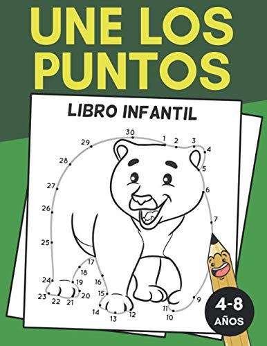 Libro: Une los puntos: 60 animales para dibujar y colorear Une los puntos niños de 1 al 30-50 | Unir Puntos para Niños a partir de 4 años (Spanish Edition)