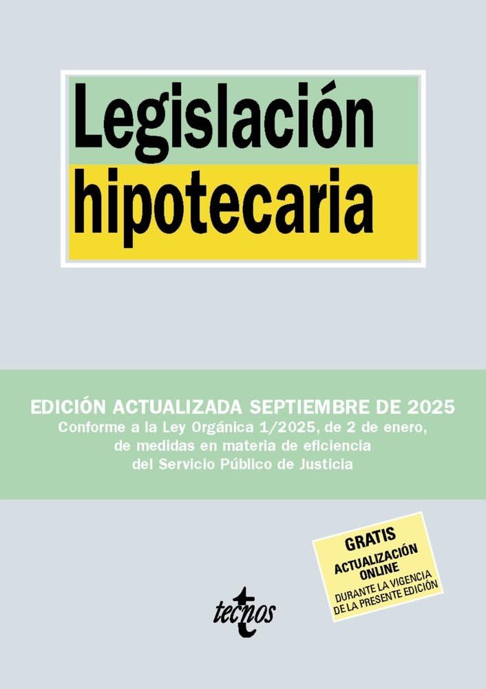 Libro: Legislación hipotecaria