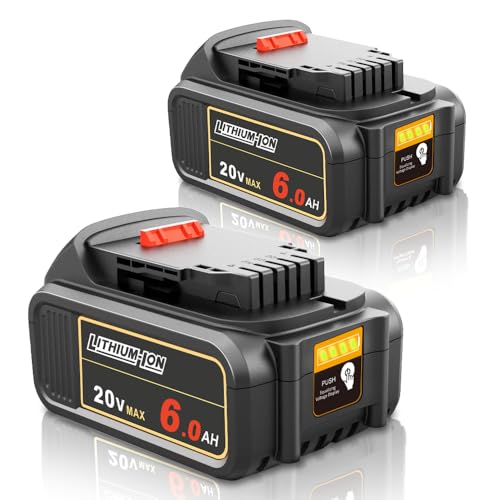 Batería-de-iones-de-litio-Bebenrama-de-20-V-y-6-Ah-para-DeWalt-de-20-V,-compatible-con-las-series-DCB200,-DCB204-y-DCD/DCF/DCS.-Batería-recargable-DeWalt-de-alta-capacidad-con-indicador-LED-(paquete-de-2).