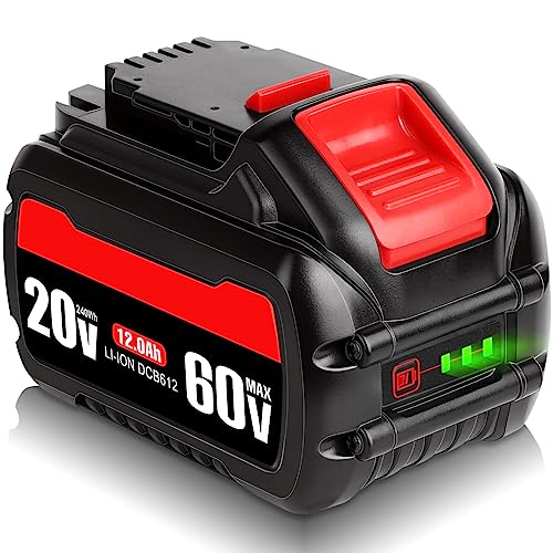Batería-POWITEC-de-12,0-Ah,-20-V/60-V,-compatible-con-Dewalt-60-V-DCB609-DCB606-DCB612,-compatible-con-herramientas-eléctricas-inalámbricas-Dewalt-20-V/60-V-MAX,-batería-de-iones-de-litio.