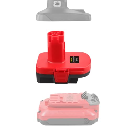 Adaptador-para-herramientas-inalámbricas-Craftsman-de-19,2-V,-estilo-antiguo,-compatible-con-baterías-de-litio-Craftsman-V20-de-20-V-(no-incluye-herramientas-eléctricas-ni-baterías)-ROJO