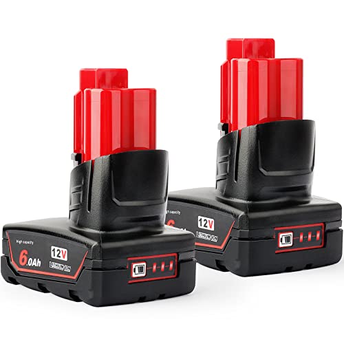 Paquete-de-2-baterías-de-iones-de-litio-de-12-V-y-6-Ah-para-Milwaukee-(12-V),-compatibles-con-herramientas-inalámbricas-Milwaukee-48-11-0490,-48-11-2402,-48-11-2411-y-48-11-2430-de-12-V-con-indicador-LED-de-potencia-(no-fabricadas-en-Milwaukee).