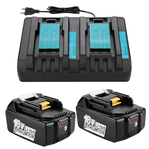 Paquete-de-2-baterías-y-cargador-de-18-V-y-6-Ah-(repuesto-para-baterías-Makita-BL1860,-BL1850,-BL1840-y-BL1830B)-y-cargador-rápido-DC18RD.
