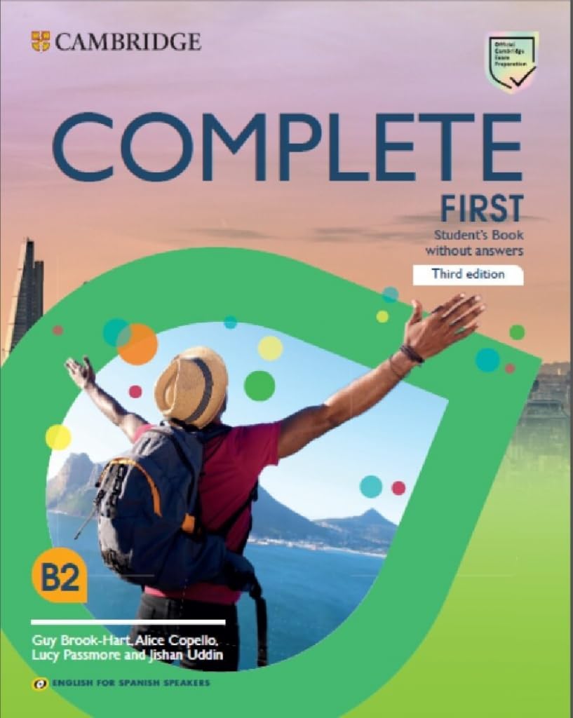 Libro: Complete First 3rd Edition English for Spanish Speakers Student's Book whithout answers