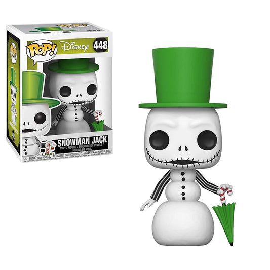 Funko Pop Disney: Pesadilla Antes de Navidad - Snowman Jack Skellington Collectible Figura, Multicolor