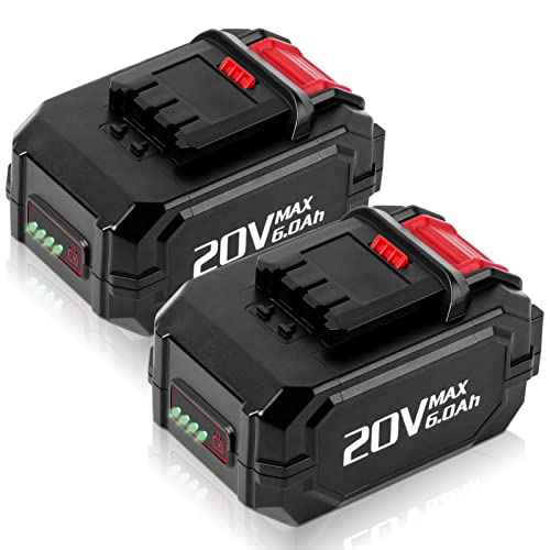 DSANKE---Paquete-de-2-baterías-de-iones-de-litio-de-20-V-y-6-Ah-para-KIMO-de-20-V,-compatible-con-taladros,-sopladores-de-hojas,-amoladoras-angulares,-sierras-recíprocas,-herramientas-oscilantes-y-clavadoras-de-clavos.-Carga-rápida.