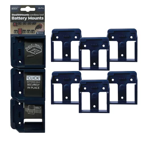 Soporte-de-batería-StealthMounts-compatible-con-Bosch-de-18-V-(paquete-de-6)---Soportes-de-batería-azules-|-Fabricado-en-el-Reino-Unido