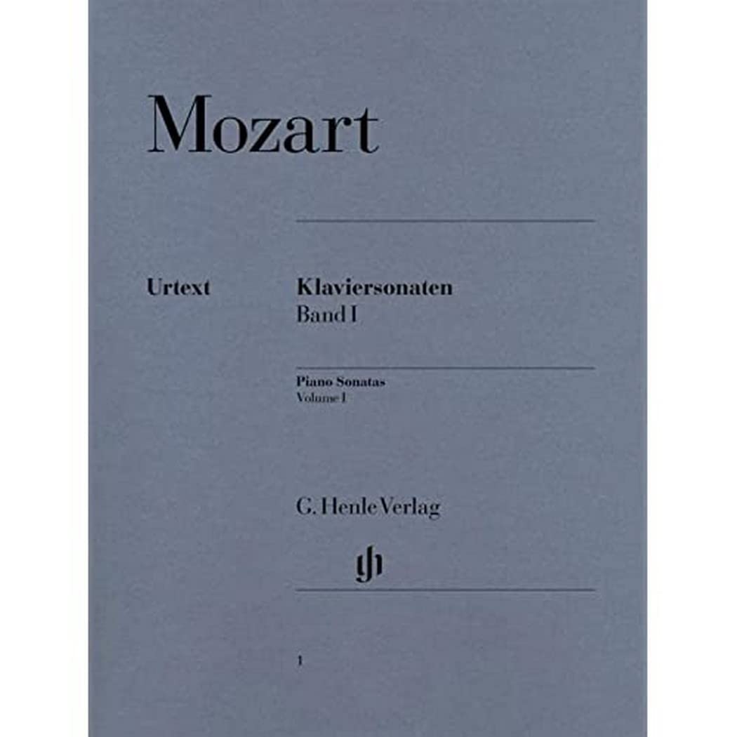 Libro: Mozart: Piano Sonatas - Volume I | Urtext Edition Without Fingering for Piano Solo | Henle Sheet Music Classical Repertoire for Pianists | ... Study and Performance (Multilingual Edition)