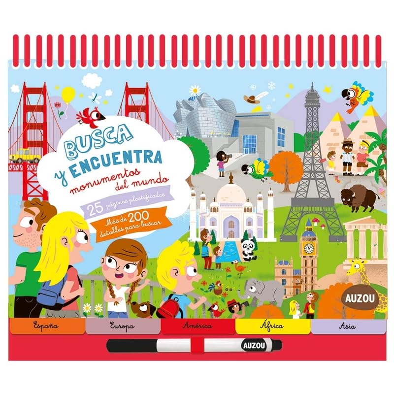 Libro: Busca y encuentra Monumentos del mundo. Bloc con anillas
