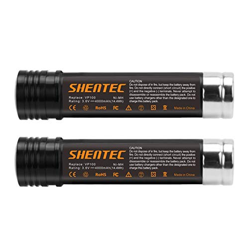 Shentec---Batería-de-repuesto-(2-unidades,-4000-mAh,-3,6-V),-compatible-con-Black-&-Decker,-Versapak,-Vp100,-Vp105,-Vp110,-Vp142,-Vp143,-Sears-Craftsman,-Pivot180,-PLR36NC,-S100,-S110,-151995-03,-387854-00,-383900-03,-Ni-MH