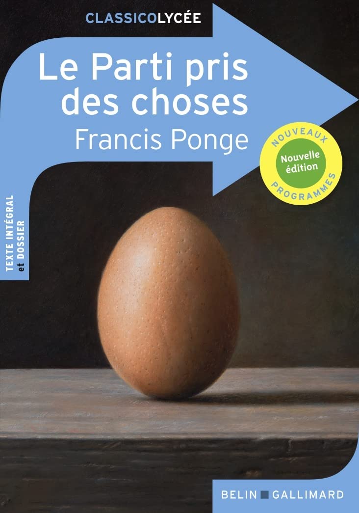 Libro: Le Parti pris des choses