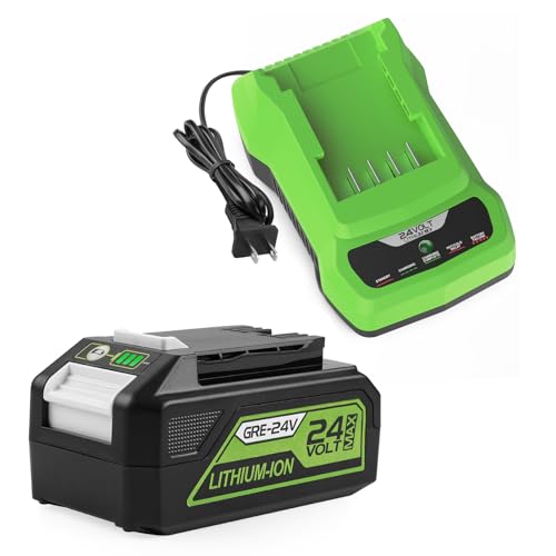 Batería-de-repuesto-de-6500-mAh-29842-29852-para-herramientas-inalámbricas-Greenworks-de-24-V-y-cargador.