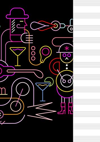 Libro: Libreta Pautada - Cuaderno de música, 12 pentagramas, 100 paginas 21 x 29,7 (Spanish Edition)