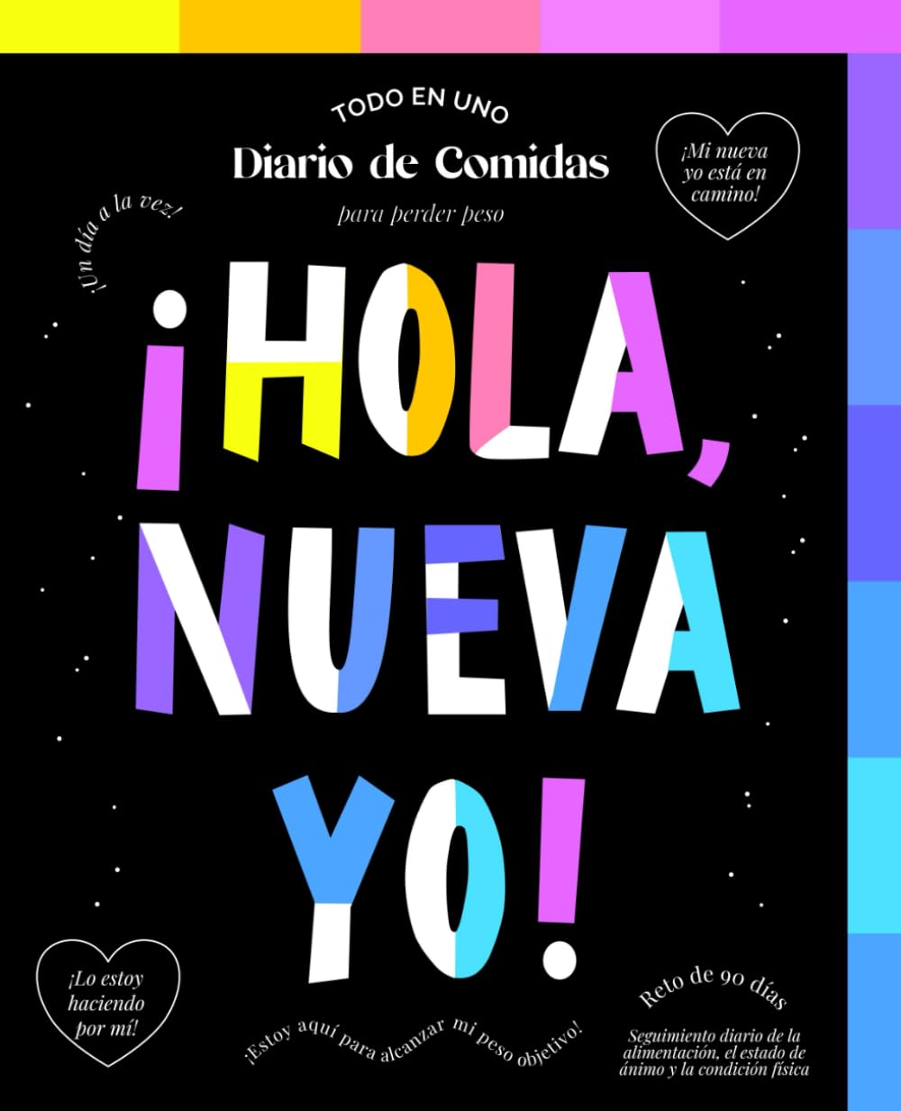 Libro: Diario de Comidas 90 Días: Dieta y Fitness | Agenda para Perder Peso | Planificador Diario | Bajar de Peso