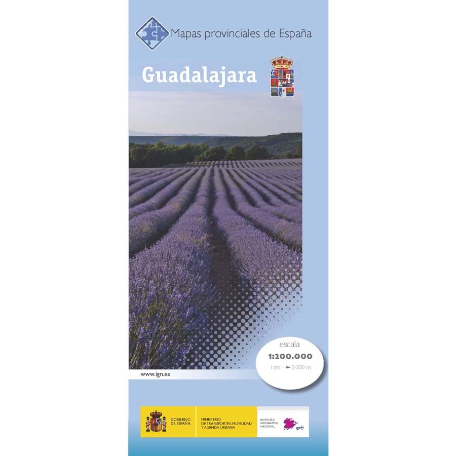 Libro: Mapa provincial de Guadalajara a Escala 1:200.000