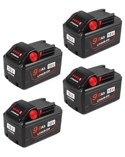 Paquete-de-4-baterías-Aoasur-de-9.0-Ah-para-Milwaukee-M-18