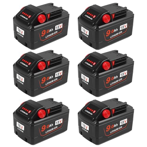 Paquete-de-6-baterías-Aoasur-de-9.0-Ah-para-Milwaukee-M-18