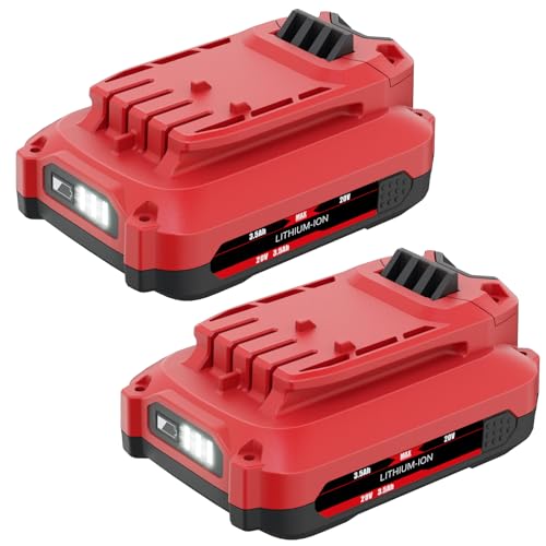 JUNWOOD---Paquete-de-2-baterías-de-repuesto-de-20-voltios-y-3,5-Ah-para-Craftsman-(batería-de-litio-de-20-V,-compatible-con-Craftsman-V20,-CMCB205,-CMCB202,-CMCB202-2,-CMCB203,-CMCB204,-CMCB204-2,-CMCB201,-CMCB206,-CMCS500B,-CMCD700C)
