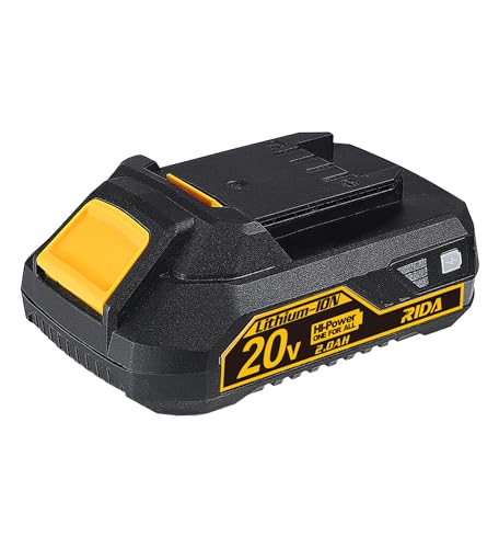 Baterías-de-iones-de-litio-para-herramientas-inalámbricas-RIDA-de-20-V-(20-V,-2,0-Ah)