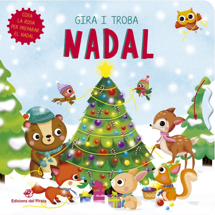 Libro: Gira i troba - Nadal: Llibre de cartró amb una rodeta per descobrir el Nadal