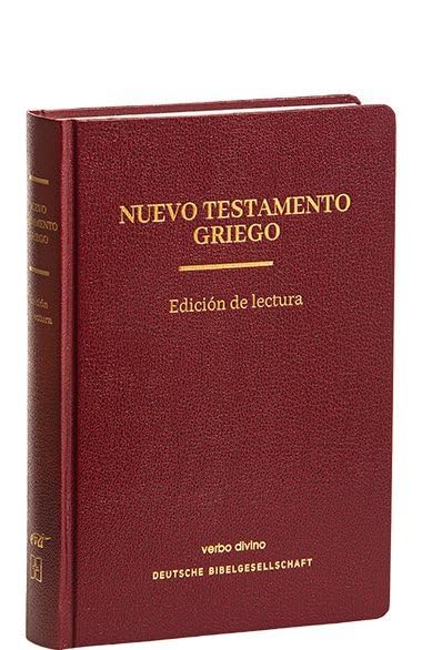 Libro: Nuevo Testamento Griego: Edición de lectura. Con vocabulario y morfología explicados en notas a pie de página (Biblias de estudio EVD)