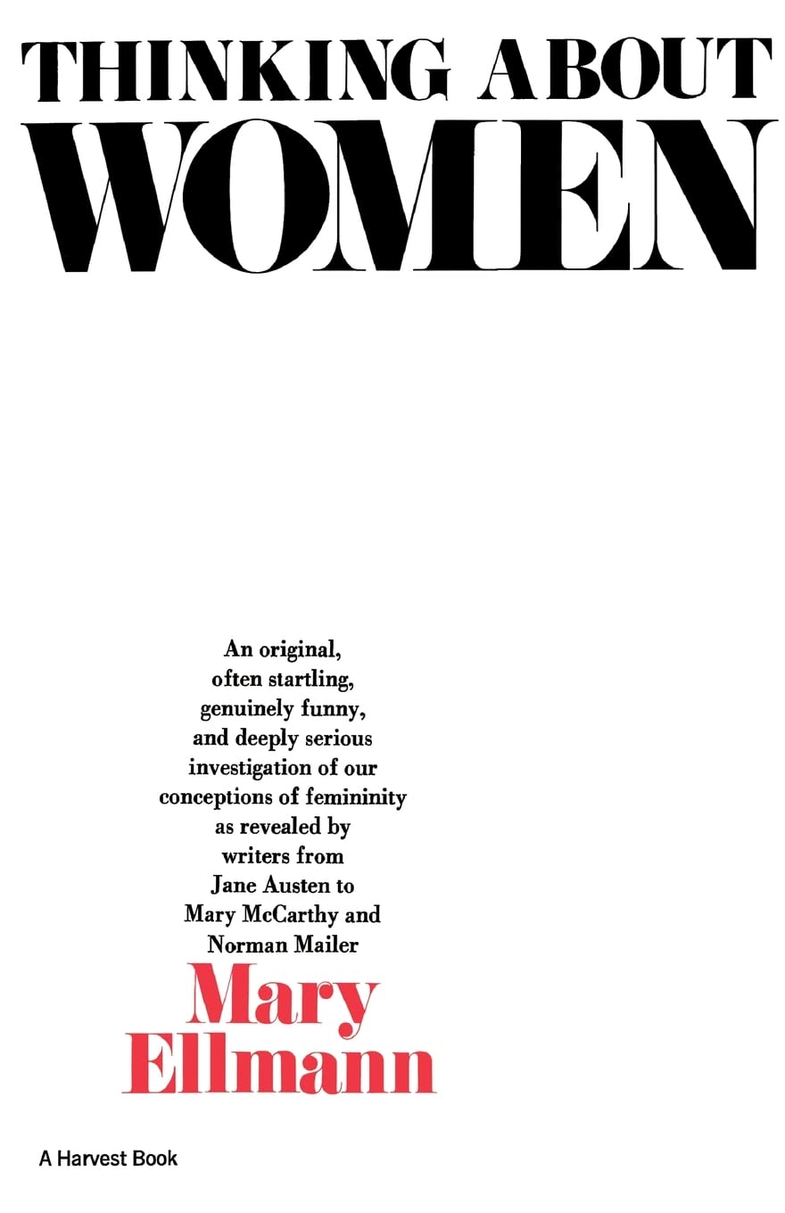 Libro: Thinking About Women: Scathingly Witty Literary Criticism on Prejudice in Letters by an Oxonian Critic